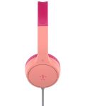 Детски слушалки с микрофон Belkin - SoundForm Mini, розови - 3t