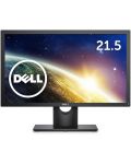 Dell E2216H, 21.5" Wide LED Anti-Glare, TN Panel, 5ms, 1000:1, 250 cd/m2, 1920x1080 Full HD, VGA, Display Port, Tilt, Black - 1t