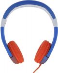 Детски слушалки OTL Technologies - Sonic, сини/червени - 3t