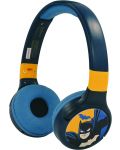 Детски слушалки Lexibook - Batman HPBT010BAT, безжични, сини - 1t