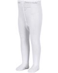 Детски фигурален памучен чорапогащник Sterntaler - Плетеница, 62 cm, 3-4 месеца, бял - 1t