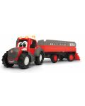 Детска играчка Simba Toys ABC - Трактор с ремарке и конче, със звук и светлина - 2t