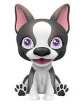 Детска играчка Kidz World Washy Friends - Кално кученце за къпане, Boston Terrier - 4t