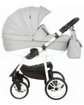 Комбинирана детска количка 2в1 Baby Giggle - Indigo Special, сива - 2t