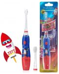Детска електрическа четка за зъби Brush Baby - Kidzsonic,  The Rocket - 2t