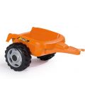 Детски трактор с педали Smoby - Builder Max, оранжев - 6t