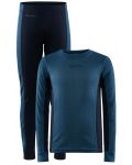 Детско термобельо Craft - Core Dry Baselayer , син - 1t