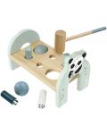 Детски дървен комплект Eichorn - Игра с чук и пейка - 2t