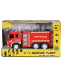 Детска играчка Moni Toys - Пожарен камион с помпа, 1:16 - 1t