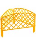 Декоративна ограда решетка Palisad - 65001, 24 х 320 cm, жълта - 1t