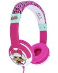 Детски слушалки OTL Technologies - L.O.L. My Diva, розови - 1t