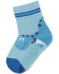 Детски чорапи  със силиконова подметка Sterntaler- С динозавър, 17/18 размер, 6-12 месеца - 2t