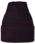 Детска шапка BUFF - Knitted Beanie Zimic Stripes, синя - 1t