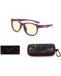 Детски компютърни очила Gunnar - Rush Kids Small, Amber, лилави - 5t