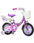 Детски велосипед Venera Bike - Pony, 12'', лилав - 1t
