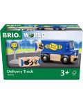 Детски комплект Brio World - Камионче за доставки - 7t