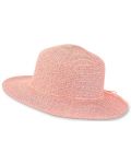 Детска сламена шапка Sterntaler - 53 cm, 2-4 години, розова - 1t
