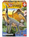 Детски 3D пъзел Educa от 101 части - Брахиозаври - 1t