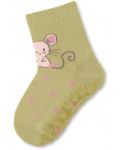 Чорапи със силиконова подметка Sterntaler - Мишле, 27/28 размер, 4-5 години, жълти - 1t