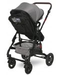 Детска количка Lorelli - Alba Premium, Opaline Grey - 6t