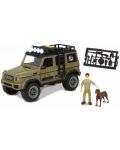 Детска играчка Dickie Toys Playlife - Джип с ловец и куче, 23 cm - 5t