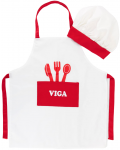 Детска готварска престилка Viga - С шапка - 1t
