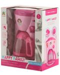 Детска играчка GOT - Машина за кафе със светлина, розова - 7t