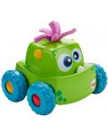 Детска играчка Fisher Price - Количка, Натисни и потегли, зелена - 1t