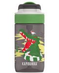 Детска бутилка за вода Kambukka Lagoon - Луд крокодил, 400 ml - 1t