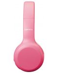 Детски слушалки с микрофон Lenco - HPB-110PK, безжични, розови - 3t