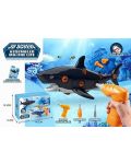 Детска играчка Raya Toys - Акула за сглобяване, с винтоверт и отвертки - 2t