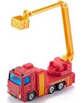 Детска играчка Siku - Пожарен камион с подвижно рамо - 1t