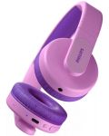 Детски слушалки Philips - TAK4206PK, безжични, розови - 3t