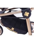 Детска количка 3 в 1 KikkaBoo Vicenza Luxury - Златиста, с кош за количка и столче за кола - 7t