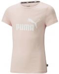 Детска тениска Puma - Essential Logo, 4-5 години, розова - 1t