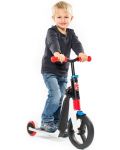 Детска тротинетка 2 в 1 Scoot&Ride - Highwayfreak, червено-черна - 3t