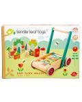 Детски дървен уолкър Tender Leaf Toys - С цветни блокчета - 7t