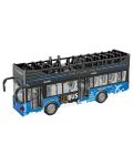 Детска играчка Raya Toys - Автобус на два етажа, Traffic Bus, 1:16 - 2t