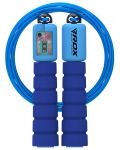 Детско въже за скачане RDX - FP Kids, 314 cm, с брояч, синьо - 1t