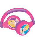Детски слушалки Lexibook - Princesses HPBT010DP, безжични, розови - 2t