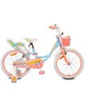 Детски велосипед Byox - Fashion Girl, син, 20 - 2t