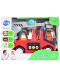 Детска играчка 2 в 1 Hola Toys - Музикална пожарна - 1t