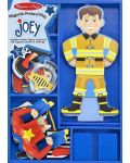 Детска играчка Melissa and Doug - Магнитна кукла за обличане Били-Джоуи - 1t