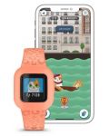 Детски смарт часовник Garmin - Vívofit JR. 3, 14.1mm, Peach Leopard - 3t