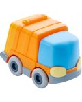Детска играчка Haba - Камион за боклук с инерционен двигател - 1t