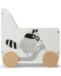 Детска количка за играчки KinderKraft - Raccoon - 2t