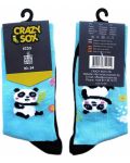 Детски чорапи Crazy Sox - Панда, размер 30-34 - 1t