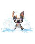 Детска играчка Kidz World Washy Friends - Кално кученце за къпане, Boston Terrier - 6t