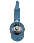 Детски слушалки PowerLocus - Buddy Ears, безжични, сини - 5t