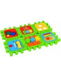 Детска играчка Globo - Образователно-музикален куб, 2 в 1 - 2t